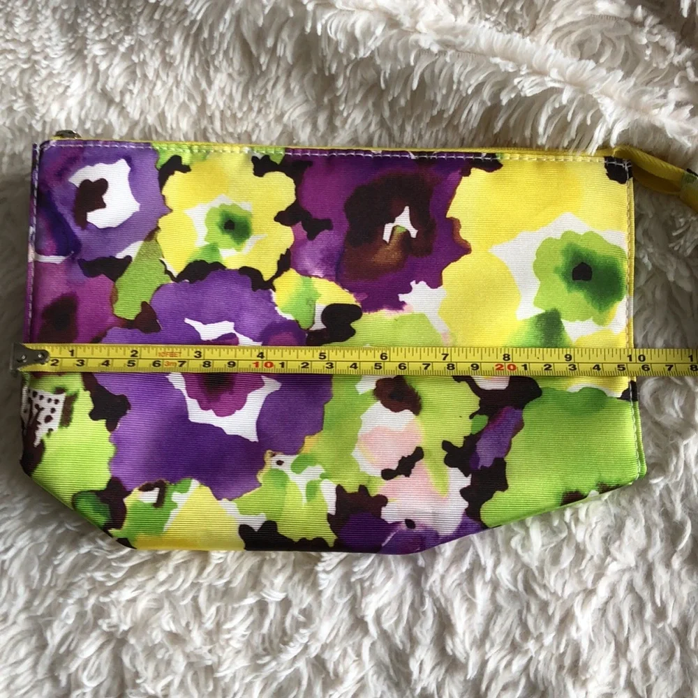 Clinique floral cosmetic bag